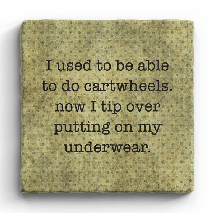 Purzelbäume - Marmoruntersetzer für den Großhandel von Paisley & Parsley