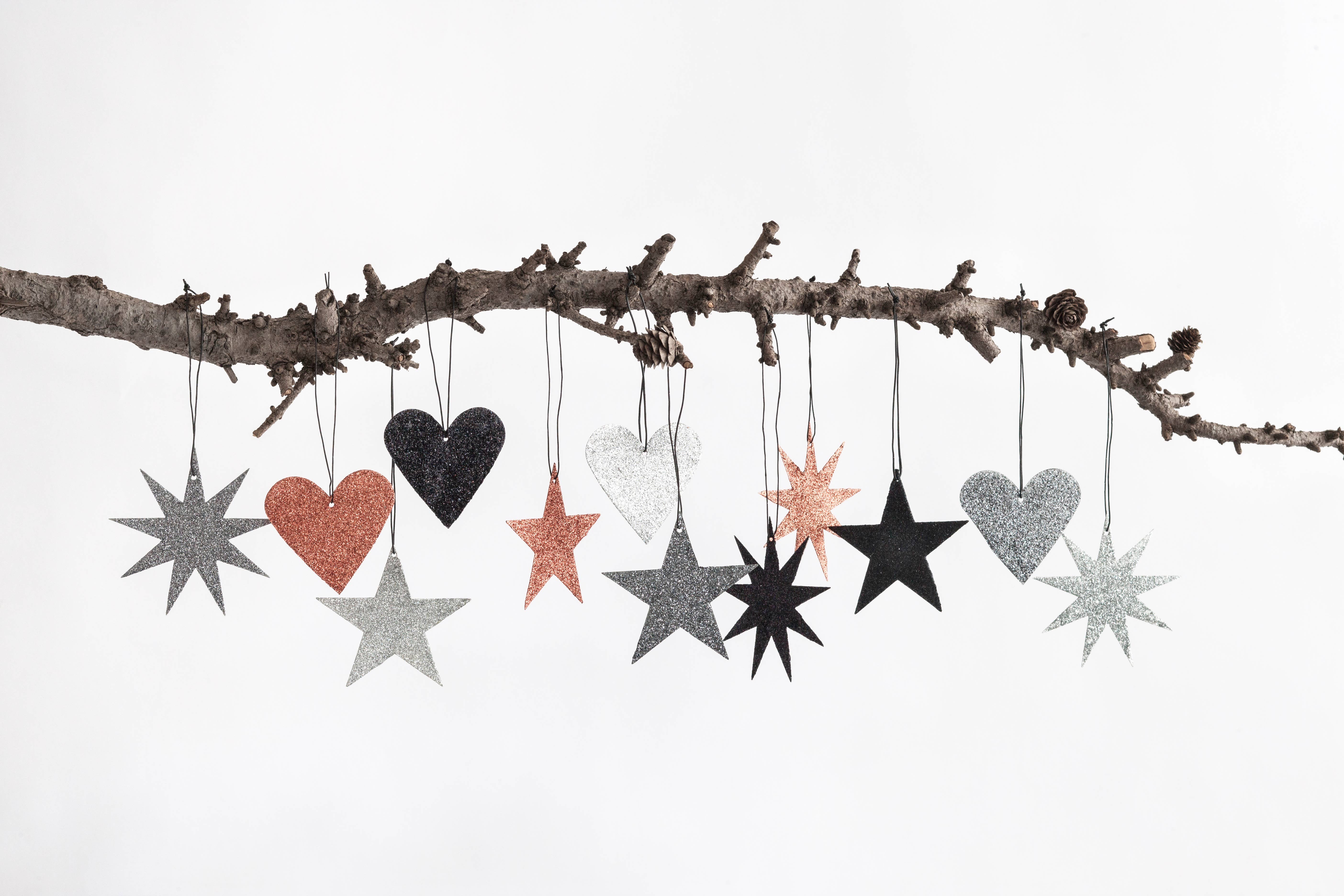 Nordstjerne - Vendita all'ingrosso Decorazione - Stella in mica a 9 punte, rame1