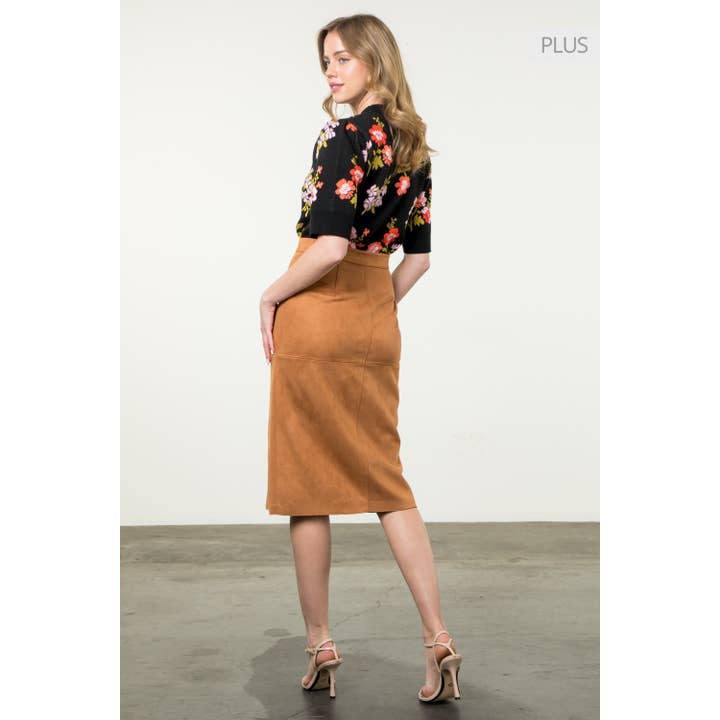 BLACK /Size XL/ Short Sleeve Flower Knit Top for wholesale on Faire