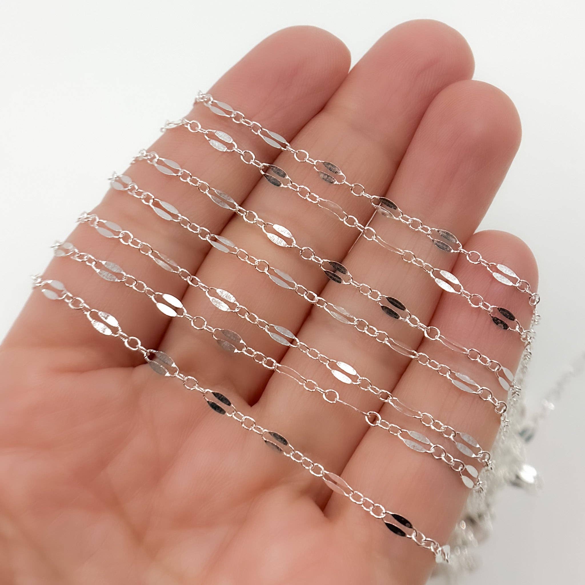 Jewels & Chains - Vente Collier maille et chaîne - 1175SS. Chaîne Marina en argent sterling1