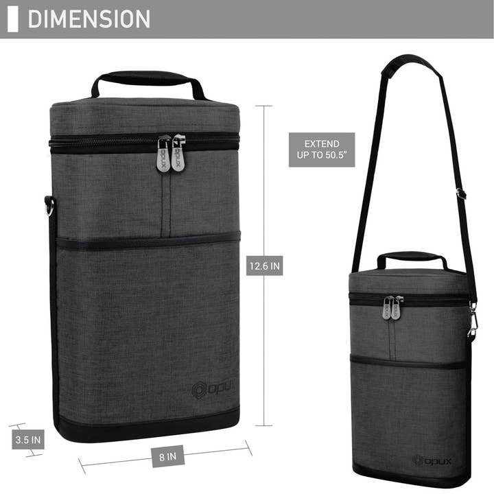 OPUX – Großhandel Weintasche – Weintragetasche für 2 Flaschen34