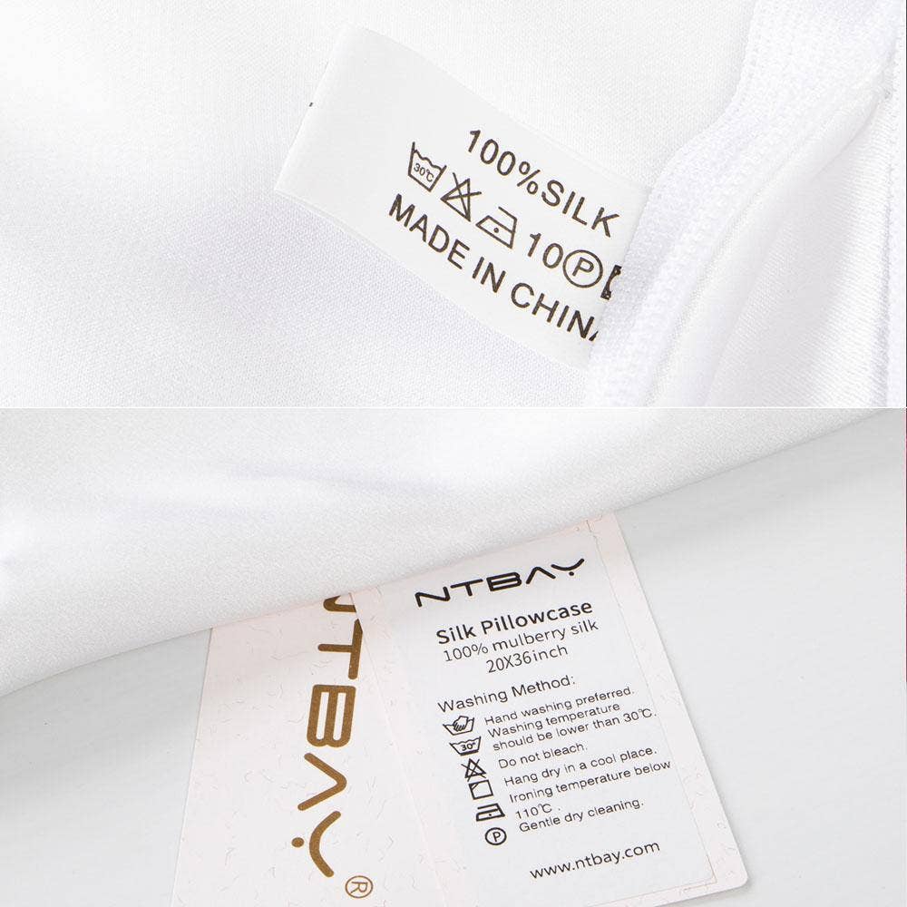 Bay & Loom - Wholesale Bedding Pillowcase/Sham - Mulberry Silk Pillowcase with Zippered Closure17