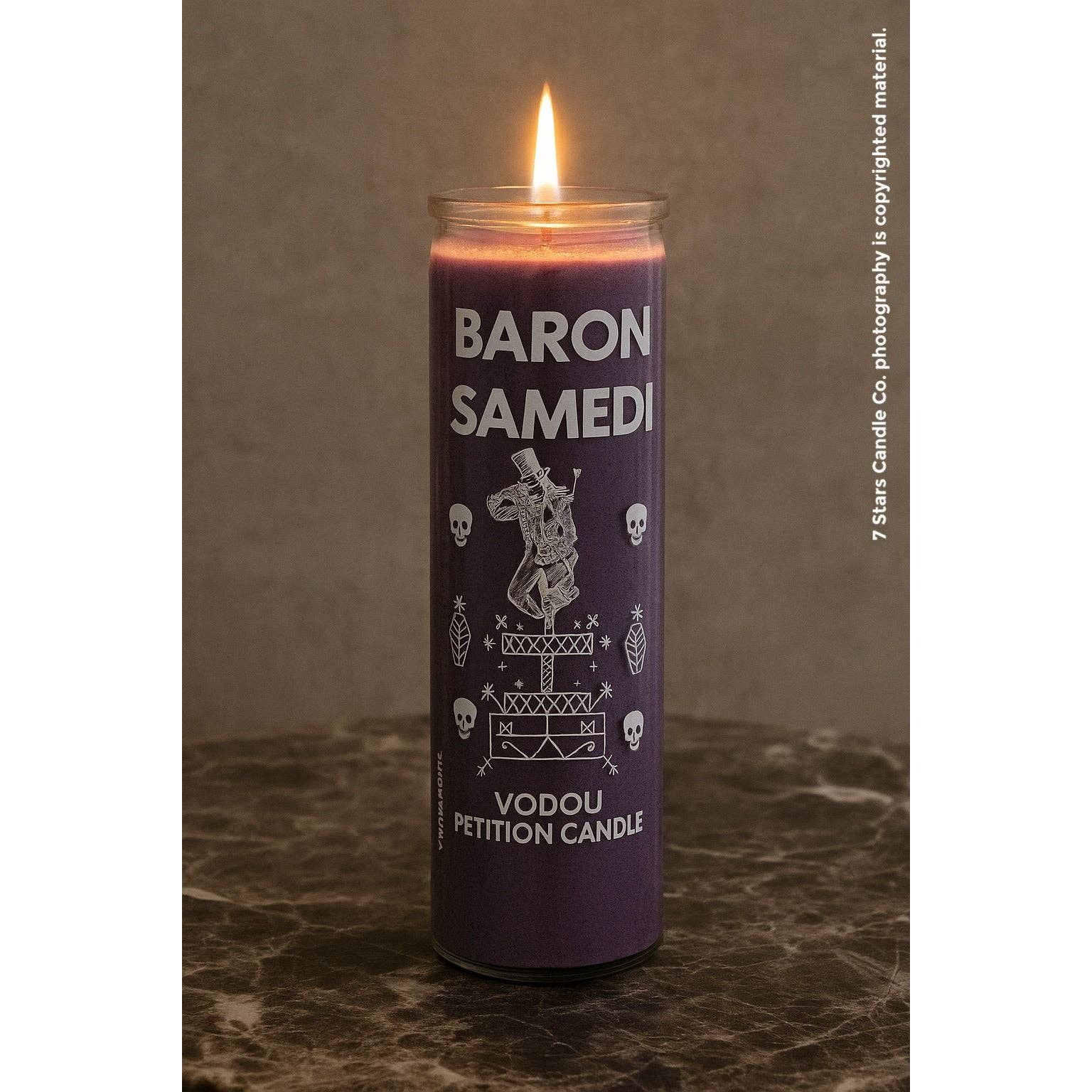 The  Spiritual  Alchemists - Wholesale Jar/Filled Candle - Baron Samedi Candle2