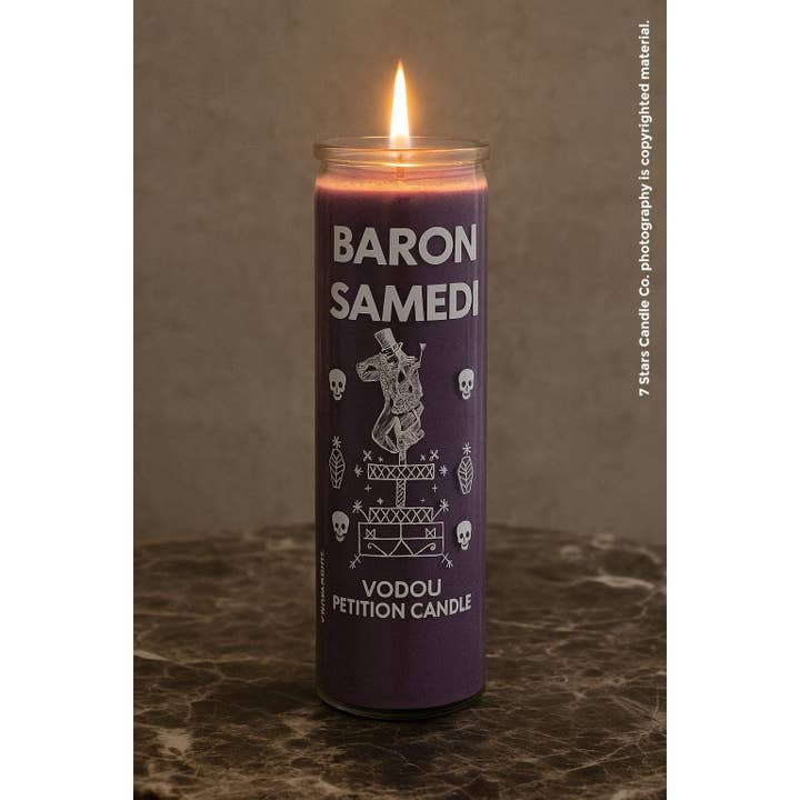 The Spiritual Alchemists - Wholesale Jar/Filled Candle - Baron Samedi Candle2