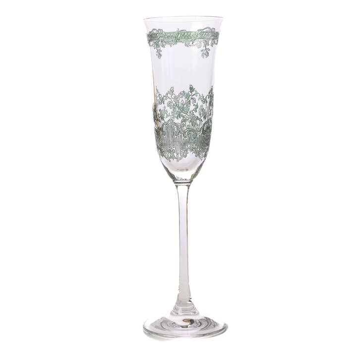 Arte Italica & Crown Linen Designs – wholesale Champagneglas – Giardino Flöjt17
