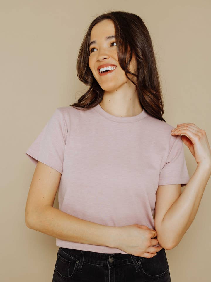 Jill -Crop Rib Tee for engroshandel hos ORB
