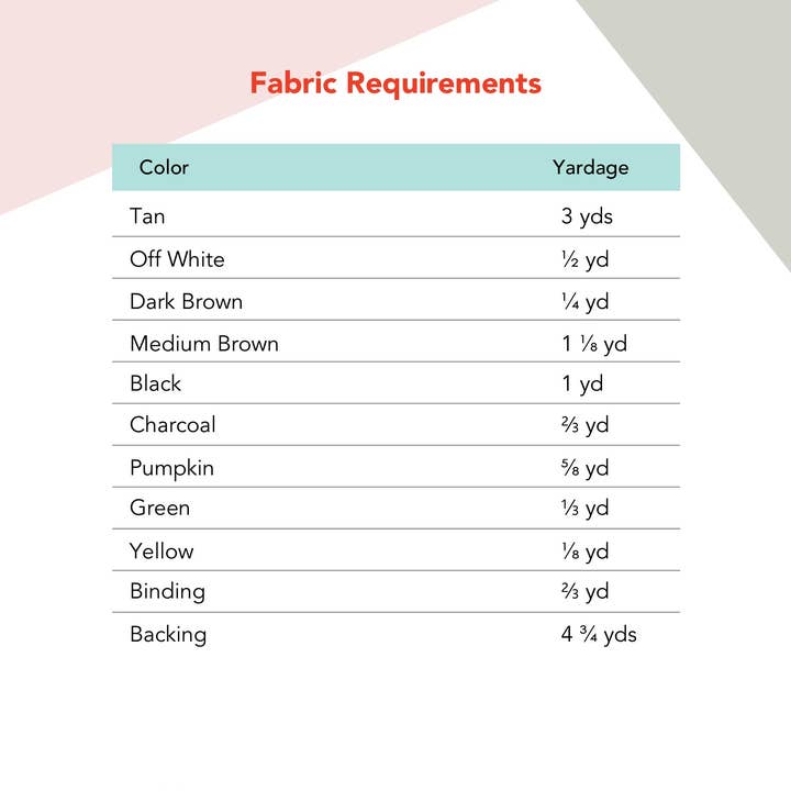 Quiltachusetts - Wholesale Craft Sewing Kit - Folk Birds Quilt Pattern2