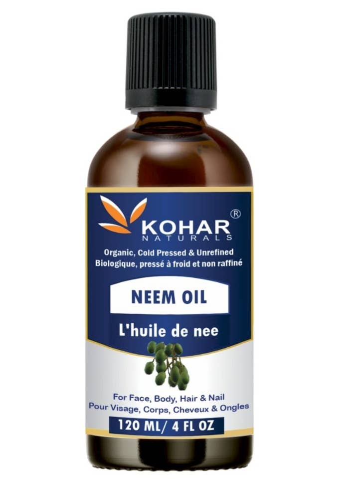 100% Reines Natürliches Kaltgepresstes Neem-Trägeröl 120 ml für den Großhandel von KOHAR NATURALS