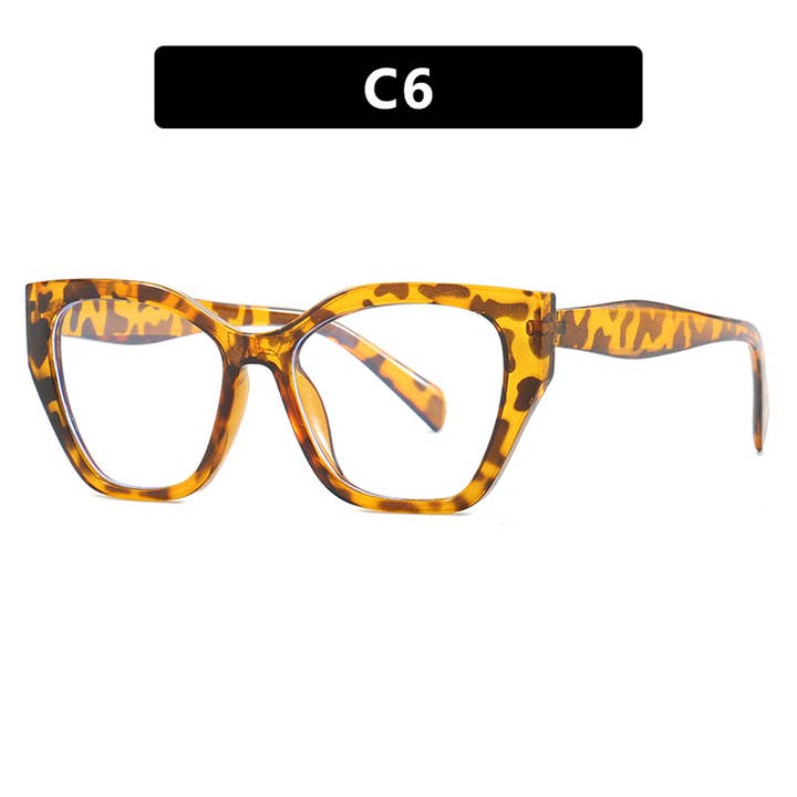 MKS America - Wholesale Eyeglasses - Women's - Color-Blocking Cat-Eye Blue Light Blocking Glasses5