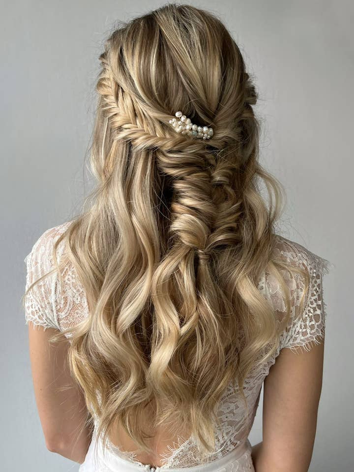 Jill Haircomb Silver - bridal hair jewelry for wholesale by SallyJaneBridal