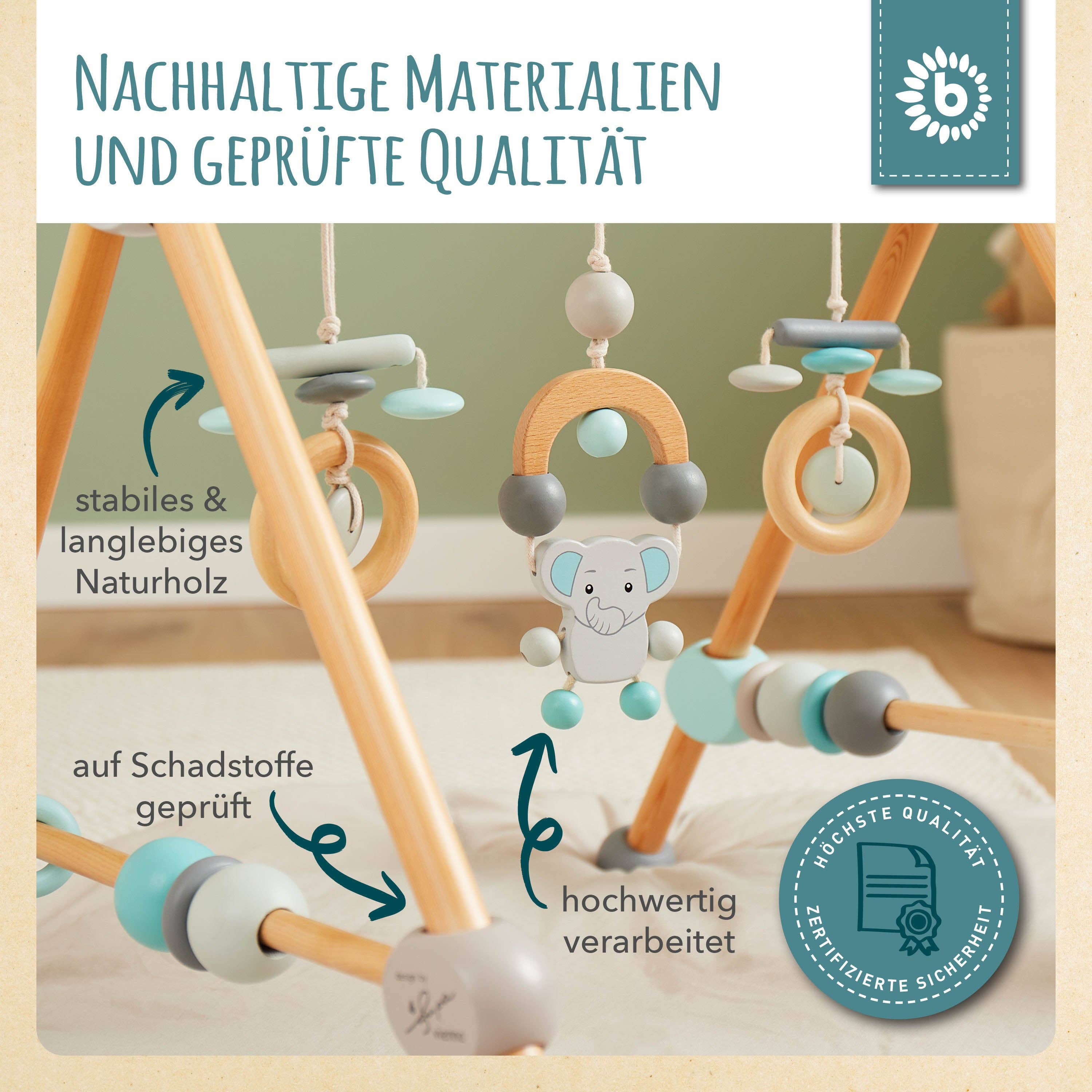 Bieco Spielwaren – Großhandel Holzspielzeug – Kinder – Spielbogen Elefant6