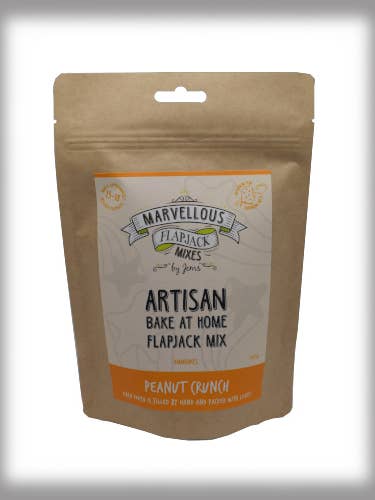 Peanut Crunch Flapjack mix Pouch for wholesale by Marvellous Mixes