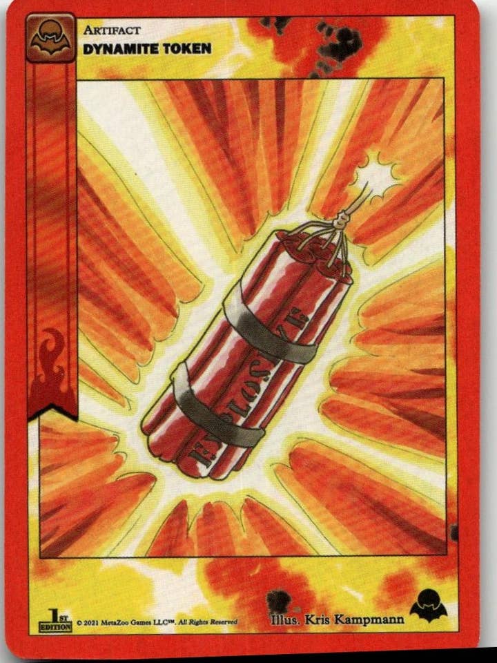 MetaZoo 1e Editie Dynamiet Token voor wholesale door Chronic Cards