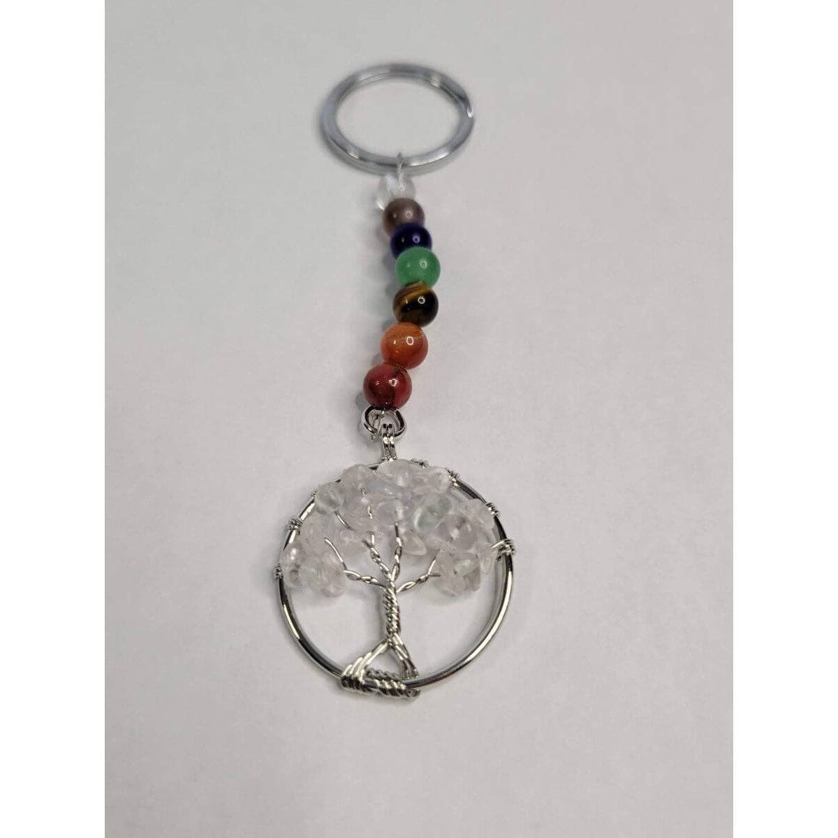My Magic Place Shop - Wholesale Keychain - Women's - Gemstone and Natural Quartz Crystal Chakra Keychain6