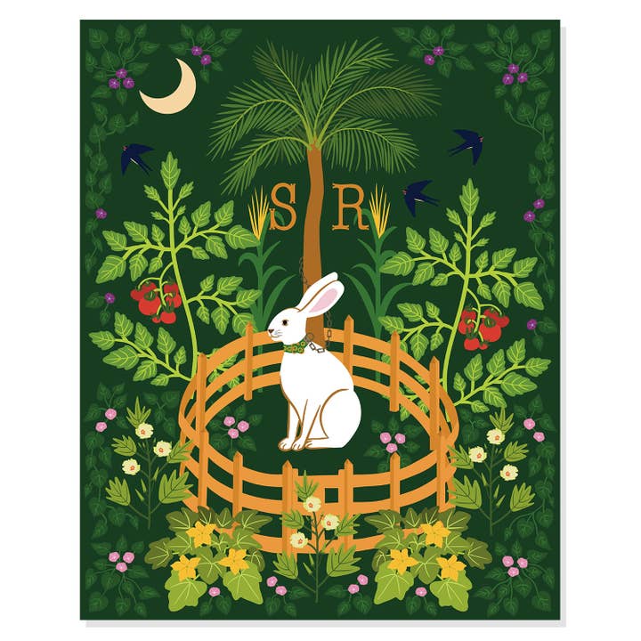 Christine Witmore - Wholesale Art Print - The Swamp Rabbit in Captivity Art Print 8x10"