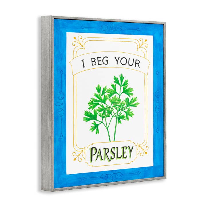 Stupell Industries - Wholesale Wall Sign - I Beg Your Parsley - Framed Wall Art14