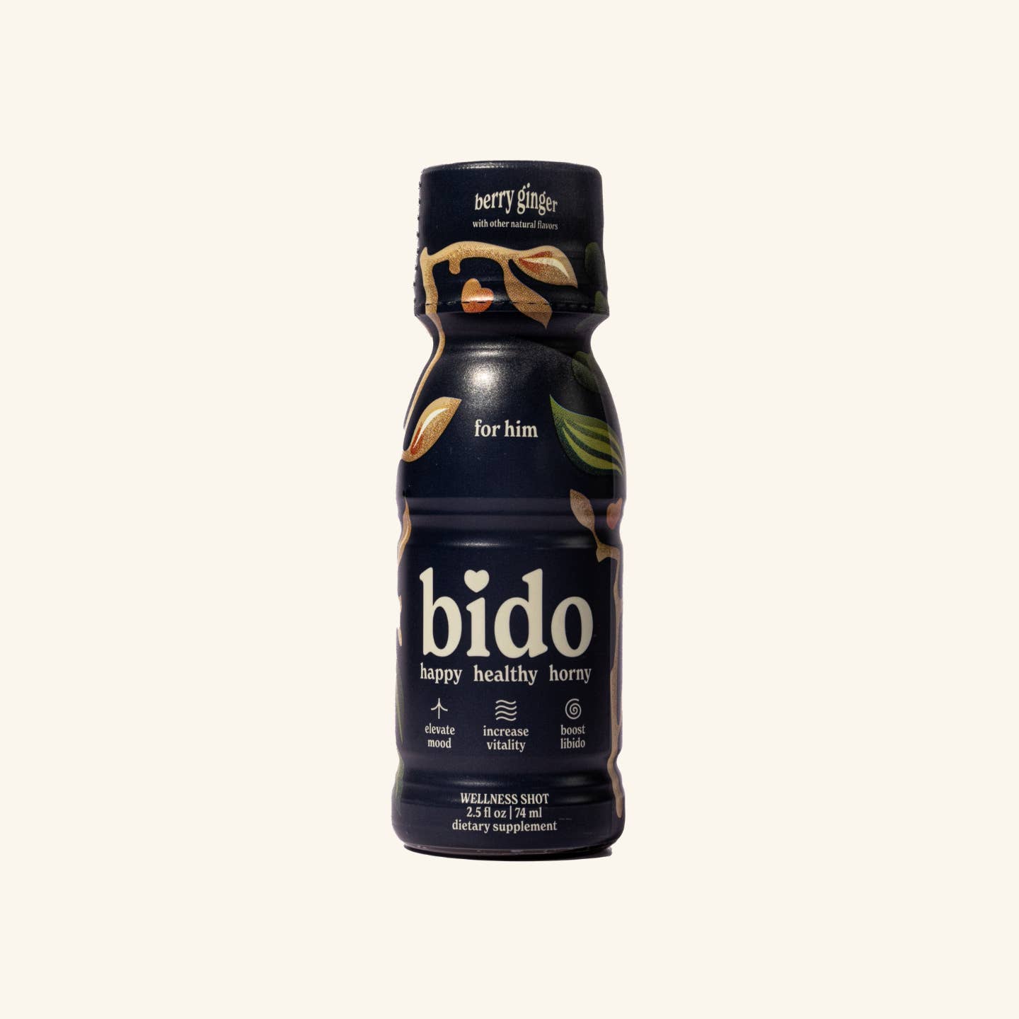 Bido – wholesale Wellness juice/tonic – Wellness Shots & Adaptogen Drinks | For Him (Berry Ginger)