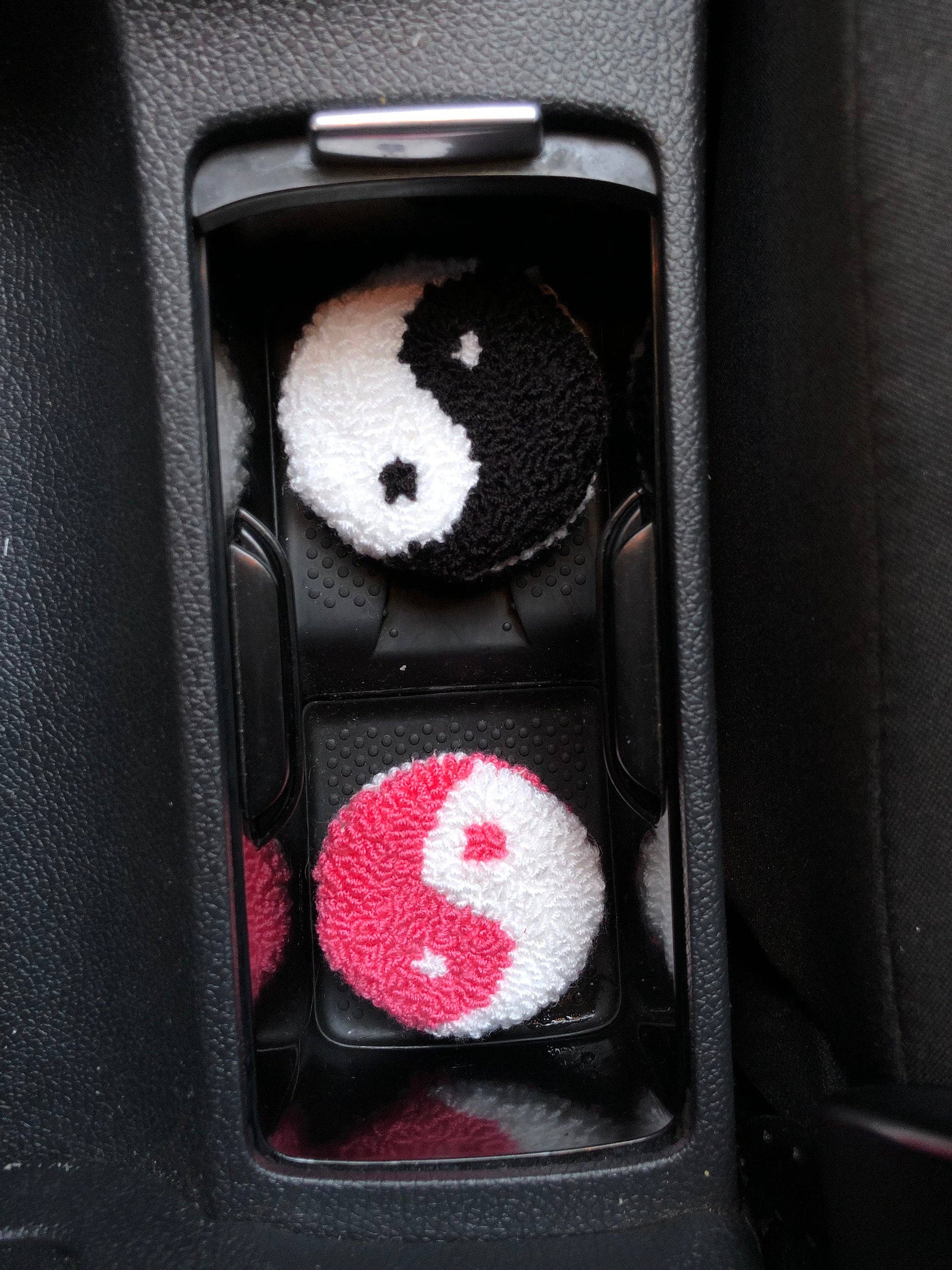 MUUDLAND – wholesale Car coaster – women's – Set Of 2 Car Coaster, Coaster For Car, Cute Frog Car AC4