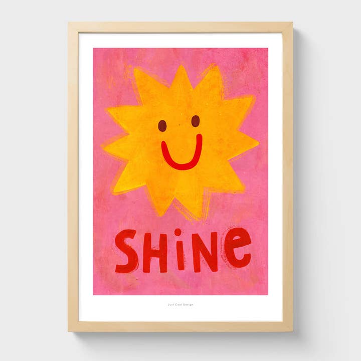Just Cool Design - Wholesale Art Print - Shine | A4–A3 Whimsical Star Print1