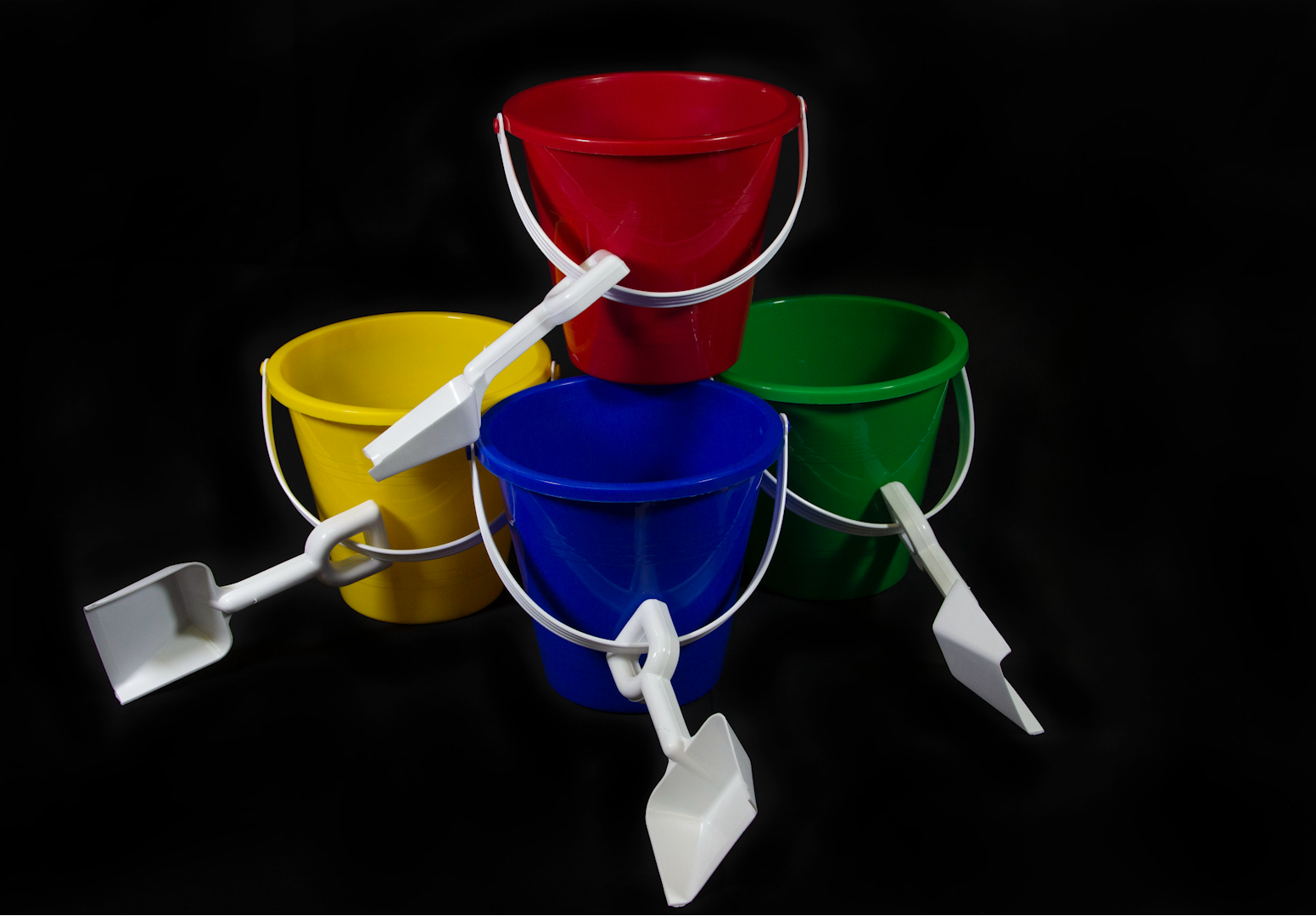 Cold River Mining - Wholesale Bucket/Pail - Small Assorted Plastic Pail and Shovel set0