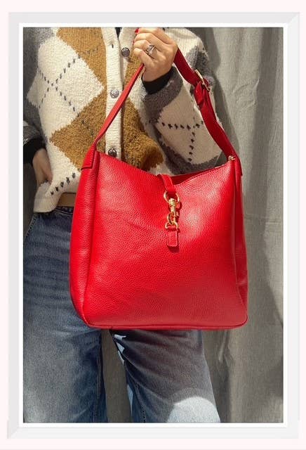 Z et Z - Wholesale Shoulder Bag - Women's - Grained leather shoulder bag10