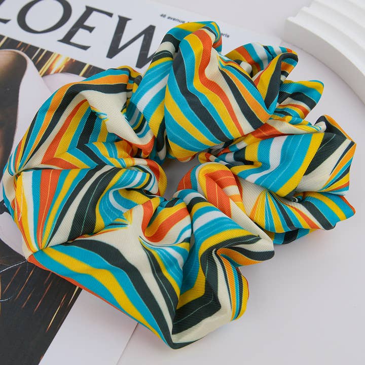 TheDivaSoap - Wholesale Scrunchie - Women's - Vintage Floral Print Soft Scrunchies3