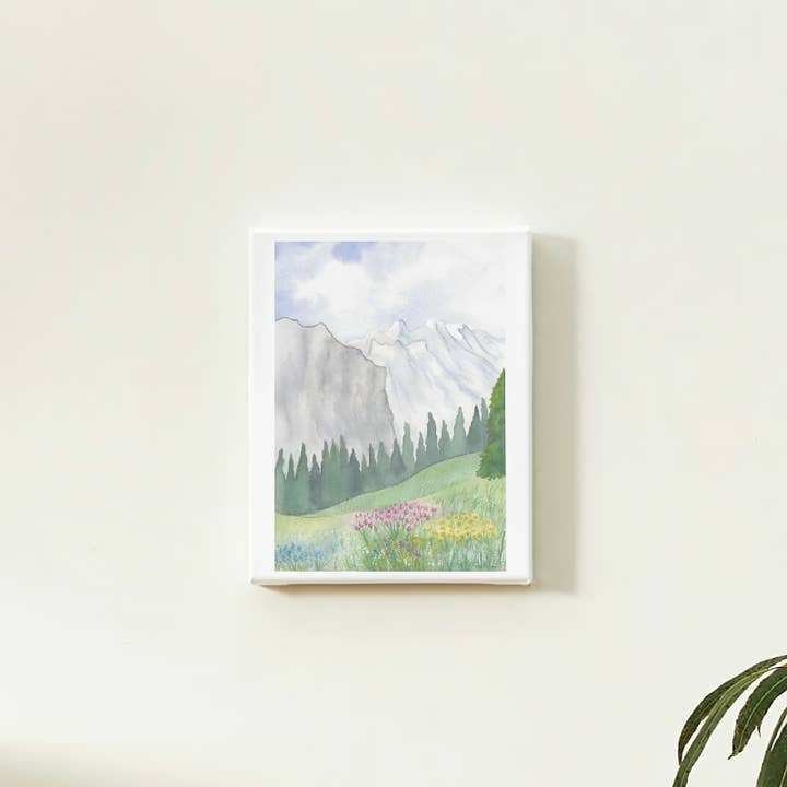 Home Decor Picturesque Swiss Meadow Art Print for wholesale by Sierra Clair Designs