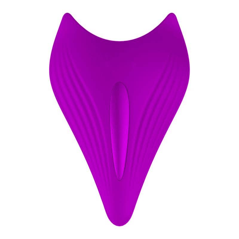 Kinky Pleasure - Wholesale Sex Toy - Foxshow - 63-00005 - Remote control Panty vibrator - Heat function - Voice control function - 10 Function - Rechargeable - 9 cm x 9 cm - Luxury Giftbox - Purple10