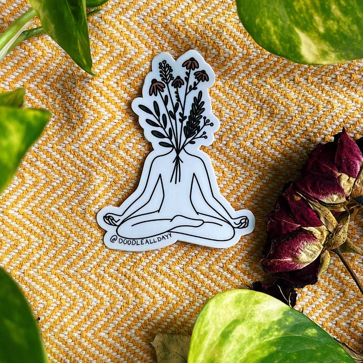 Growth from Within Vinyl Sticker • DoodleAllDayy for wholesale by Doodlealldayy