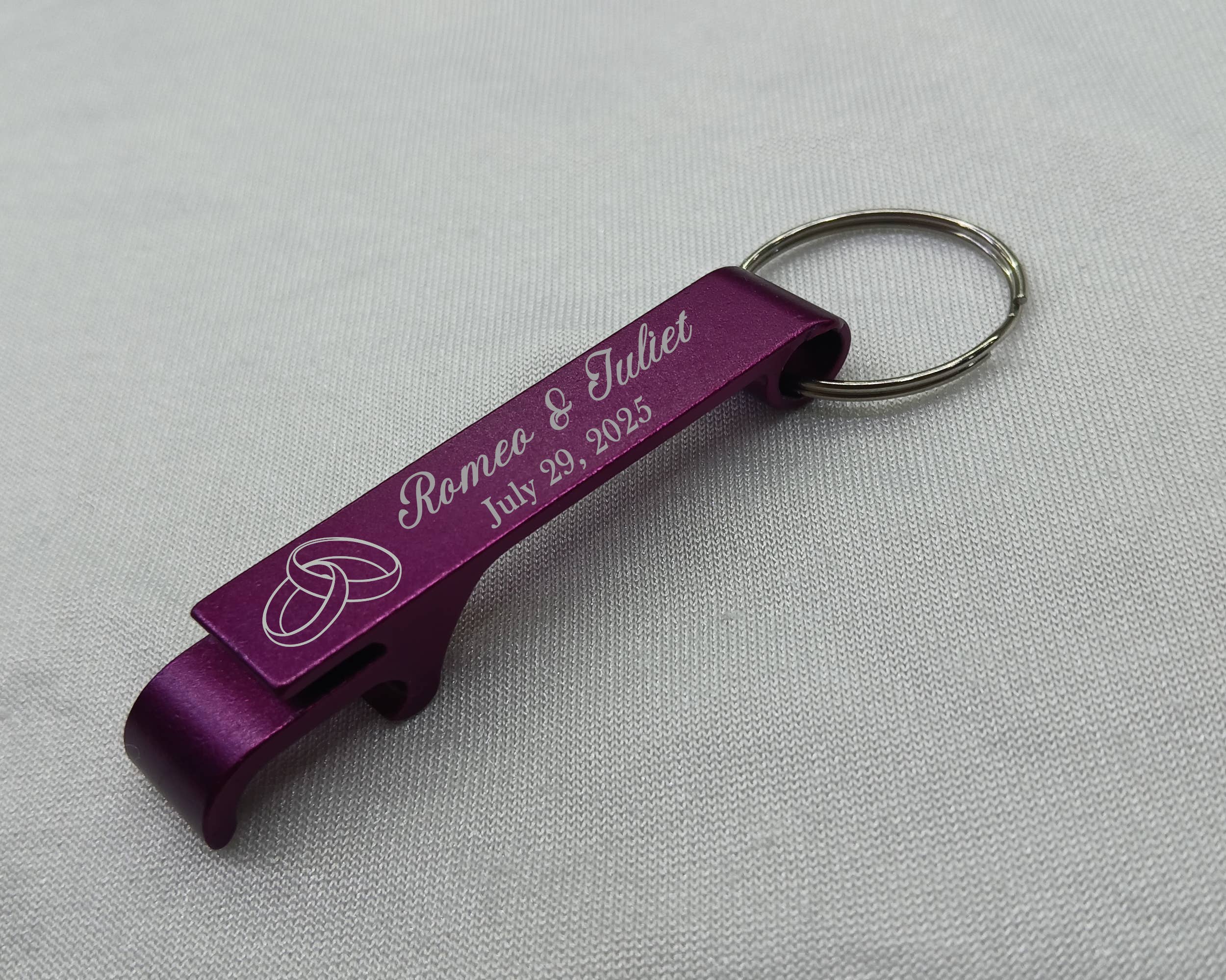 The Blissful - Wholesale Keychain – Unisex - Customized Keychain Aluminum Engraved Bottle Opener 1