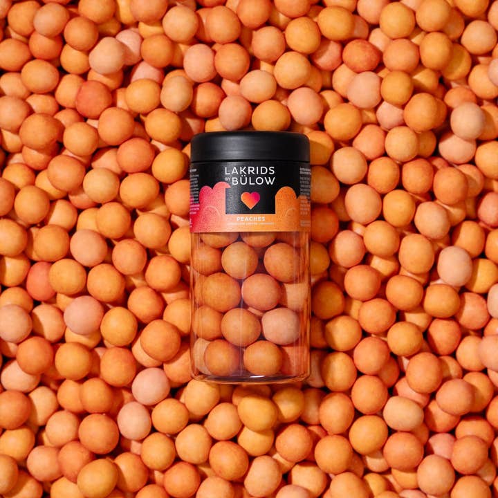 Lakrids by Bülow - Wholesale Chocolate Covered Sweets - Limited Edition: PEACHES White Chocolate Coated Licorice6