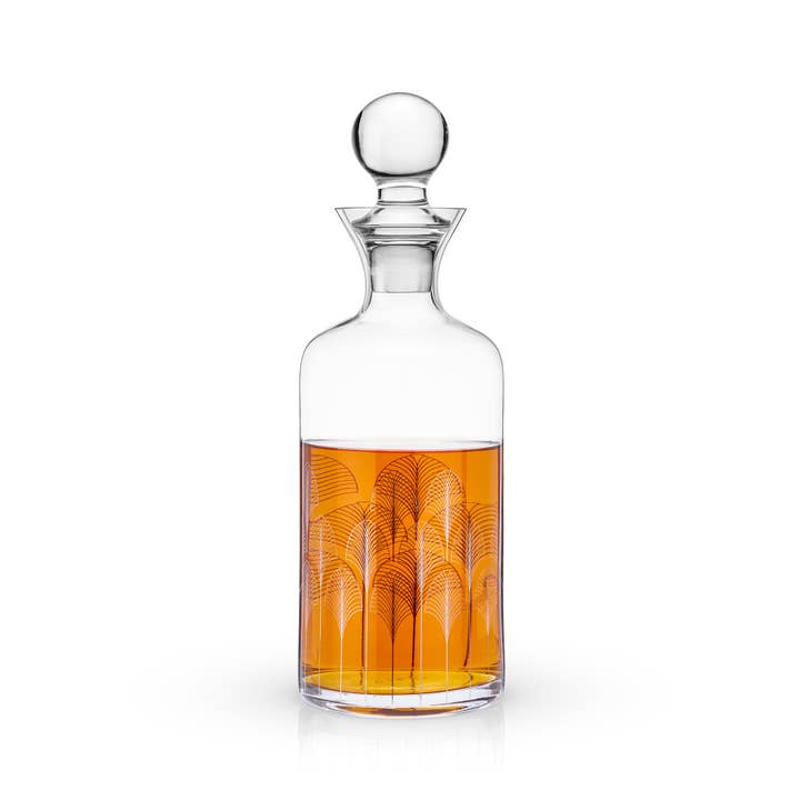 Viski - Wholesale Decanter - Art Deco Crystal Liquor Decanter