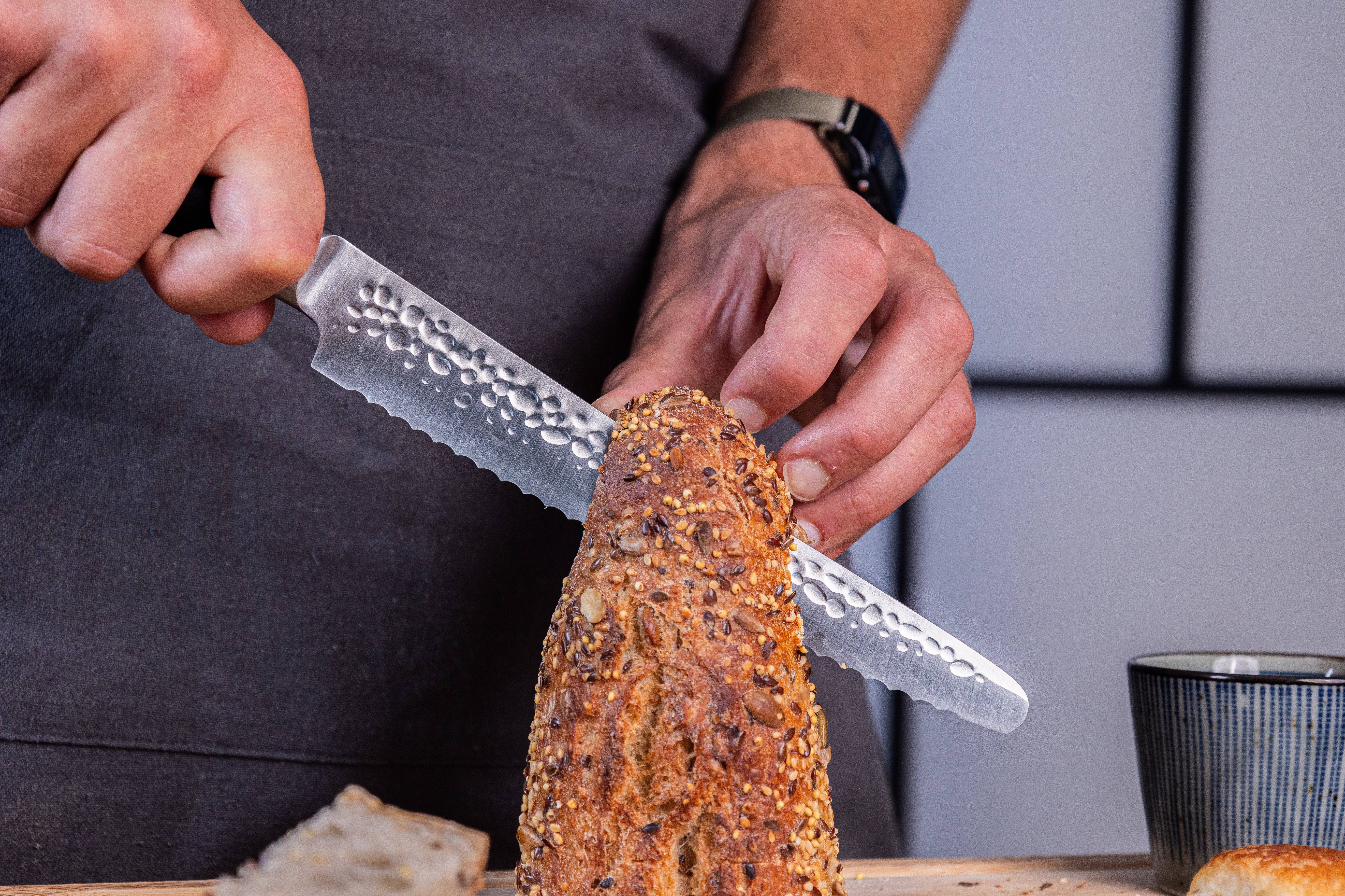 KOTAI - Venta al por mayor Cuchillo/cúter de cocina - Cuchillo de cocina KOTAI con hoja dentada para pan y pastelería + caja de regalo7