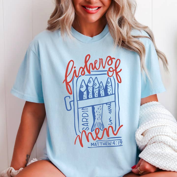 Fishers Of Men Christian T-Shirt | Comfort Colors for wholesale by Shoppe SHC