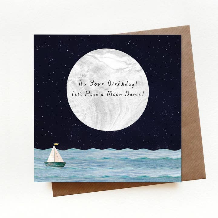 Moon Dance Birthday Card for wholesale by Paperwhale Cards & Paper Goods
