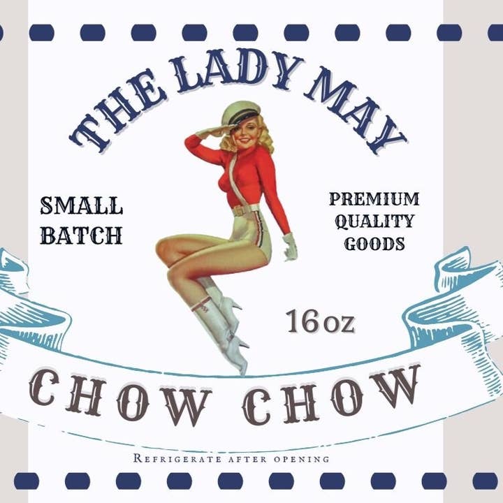 May's Market @ TLM - Wholesale Relish - 16oz Southern Home-style Chow Chow Relish