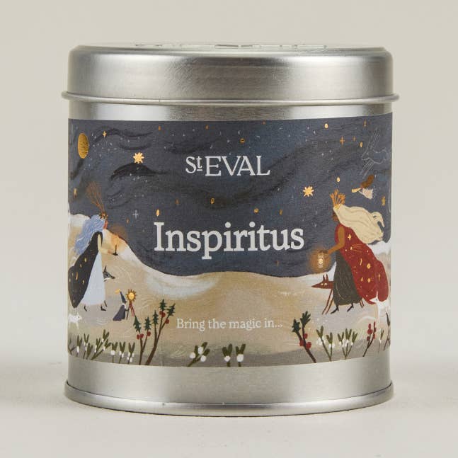 Inspiritus, bougie en boîte parfumée de Noël, boîte de 4 pour la vente par St Eval