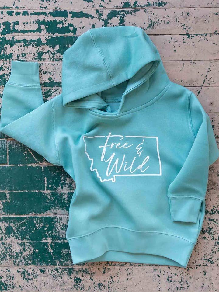 Free & Wild Montana Hoodie Toddler for wholesale by Hometana