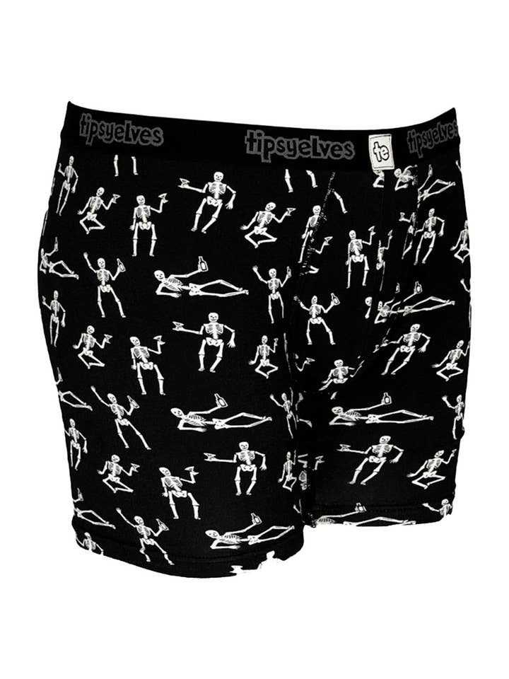 Tipsy Elves – wholesale Underkläder - Herr – Skeleton Boxer Briefs för män