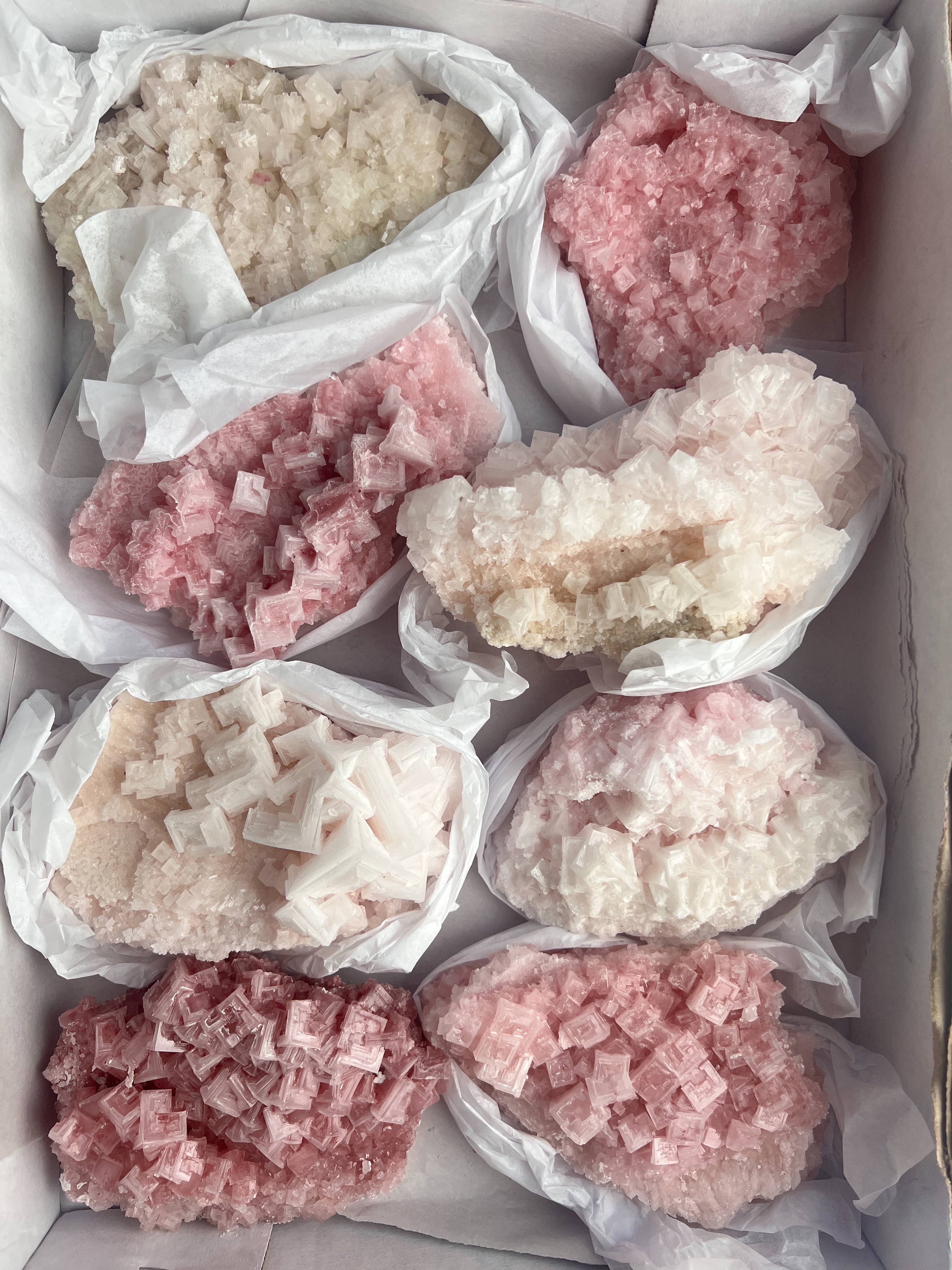 Terra Dawn Minerals - Wholesale Spiritual Stone/Crystal - Pink Halite Crystals1