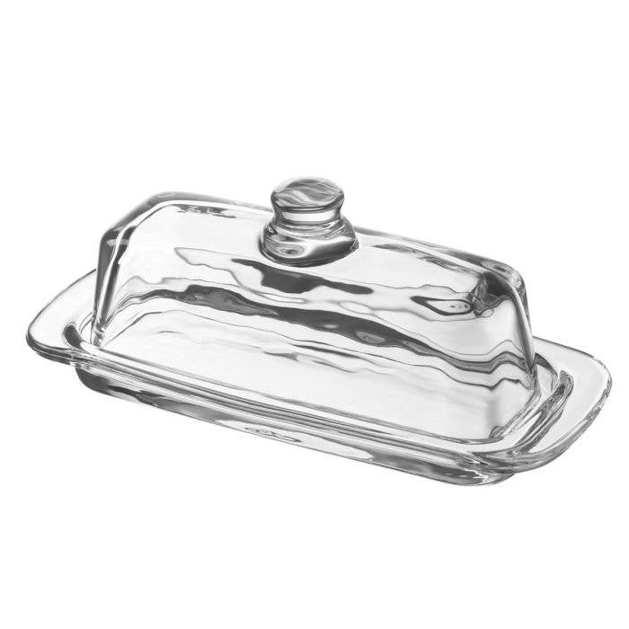 HIC - Harold Import Co. - Wholesale Kitchen Tool/Gadget - HIC Kitchen Glass Butter Dish With Lid2