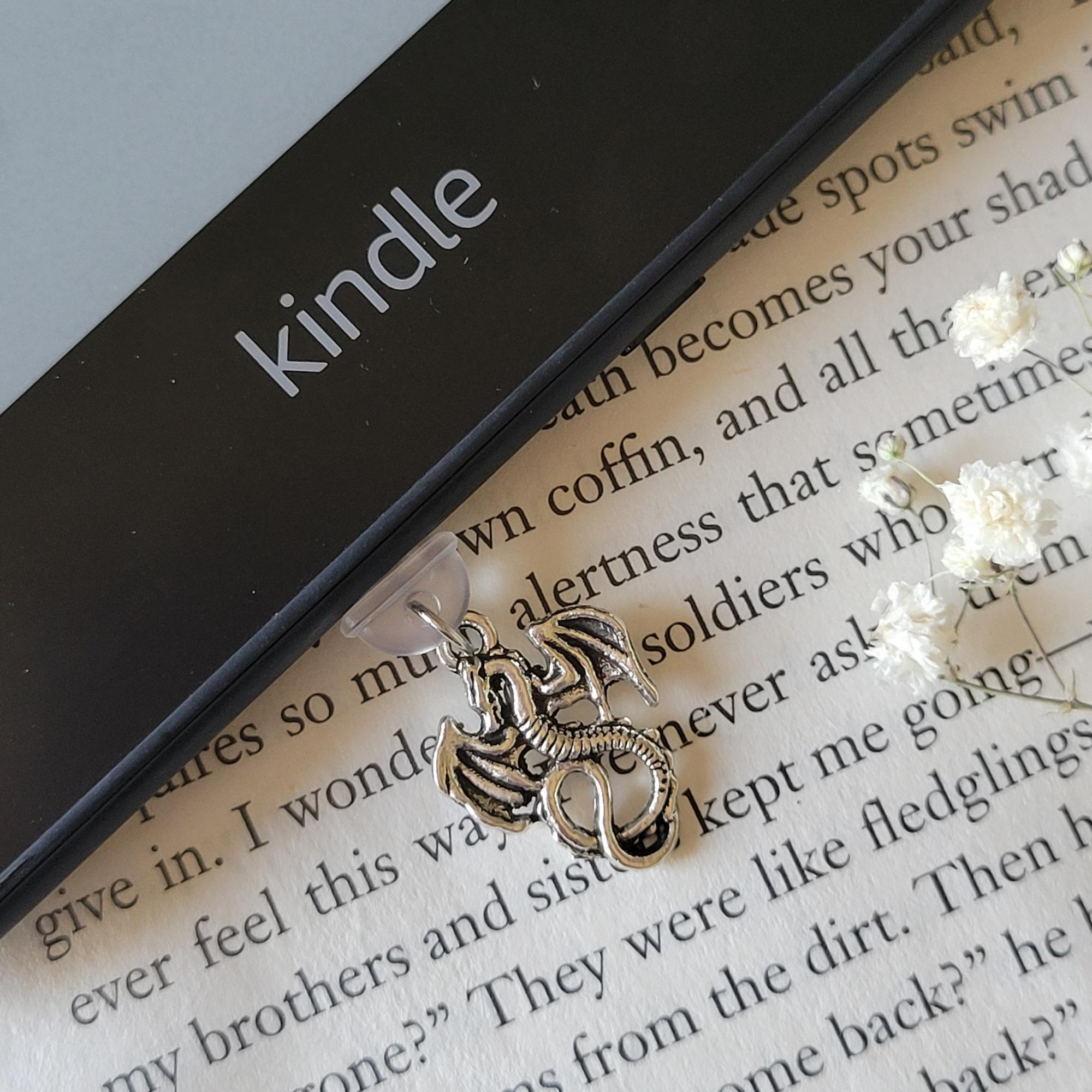 Bookish Heaux - Wholesale Individual Charm/Pendant - Romantasy Book Kindle USB Type C Charms2