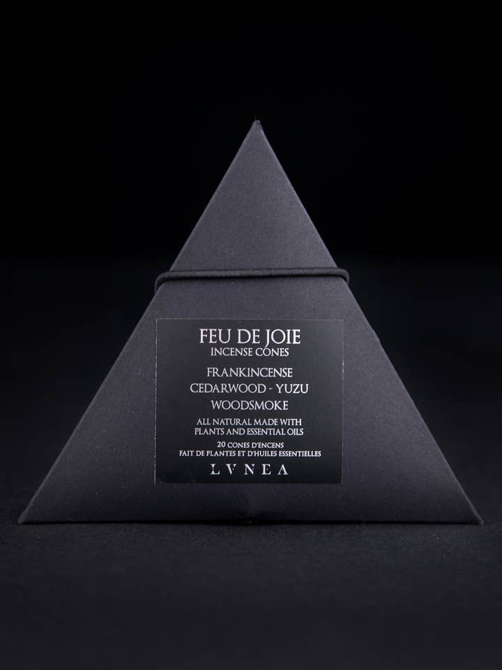 FEU DE JOIE | Naturally-scented Incense Cones for wholesale by Lvnea Perfume
