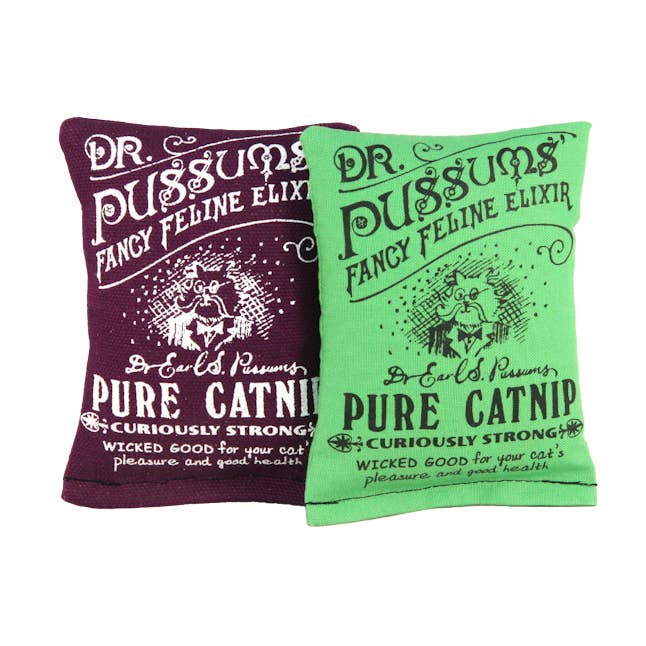 Regular Logo Catnip Pillow Catnip Toy for wholesale by Dr. Pussums Catnip