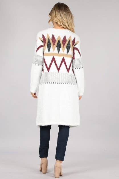 Oceanus Apparel – Engroshandel Cardigan - Dame – OUG80573 Tribal Cardigan Sweater12