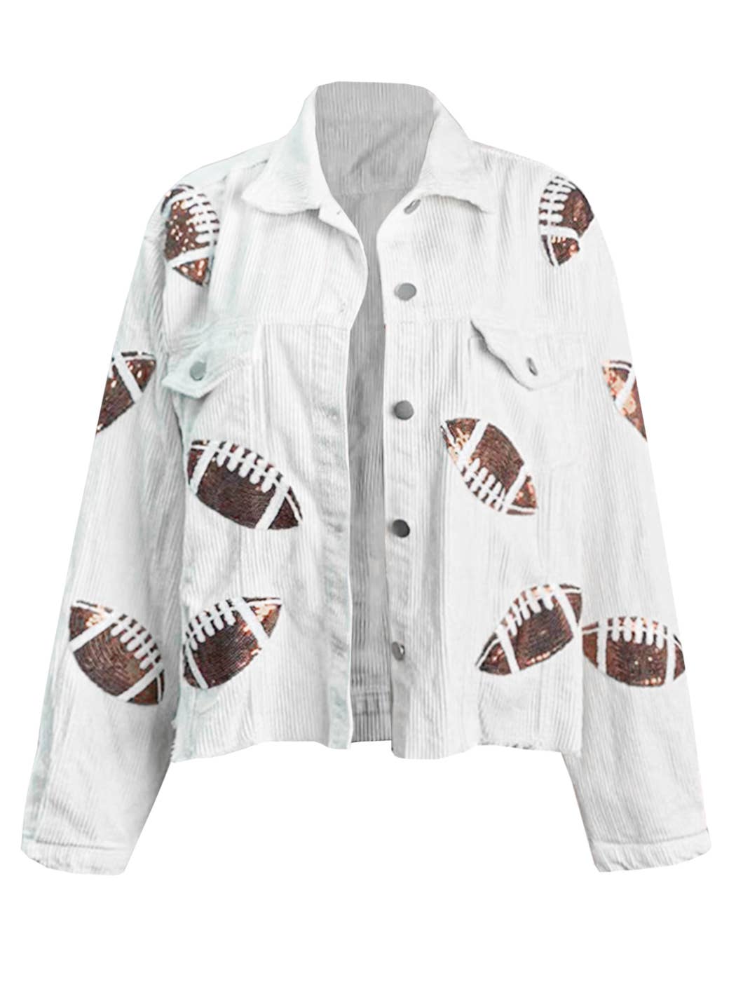 HIDDENBRAND - Wholesale Jacket - Women's - Boyfriend Oversized Corduroy Jacket5