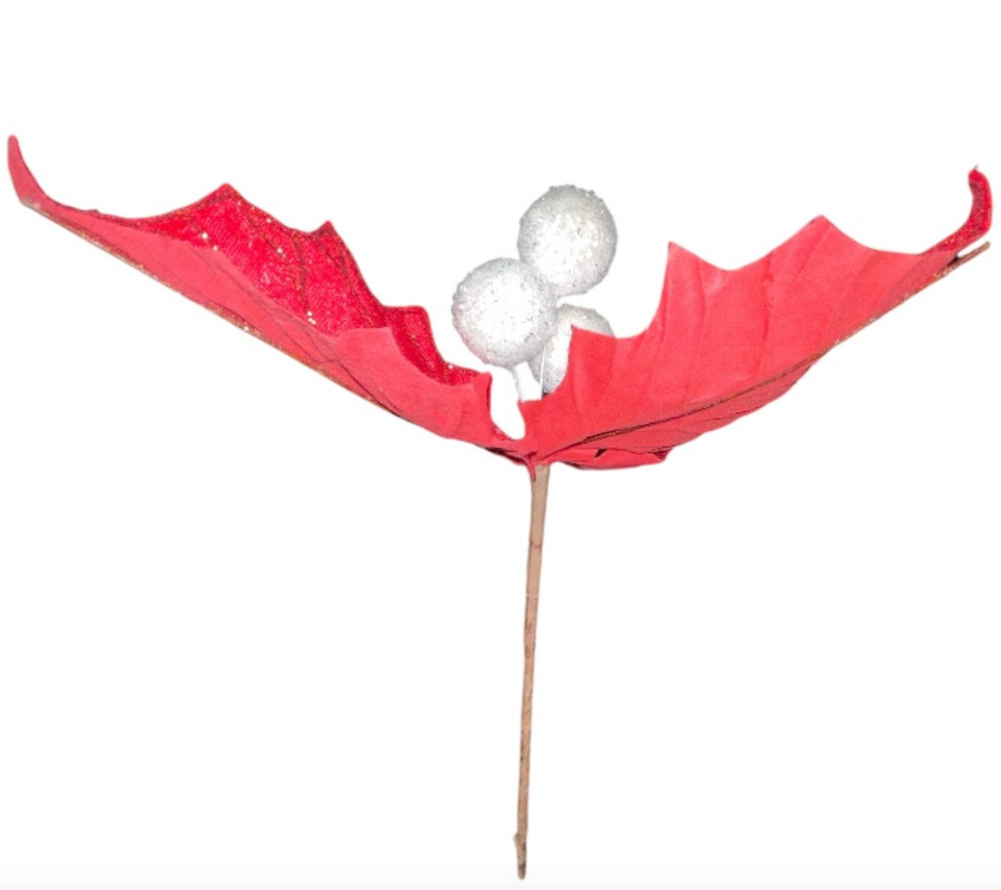 Thompson Wholesale - Wholesale Christmas Decoration - Red & White Sprays & Stems Package -- 41 Piece Set11