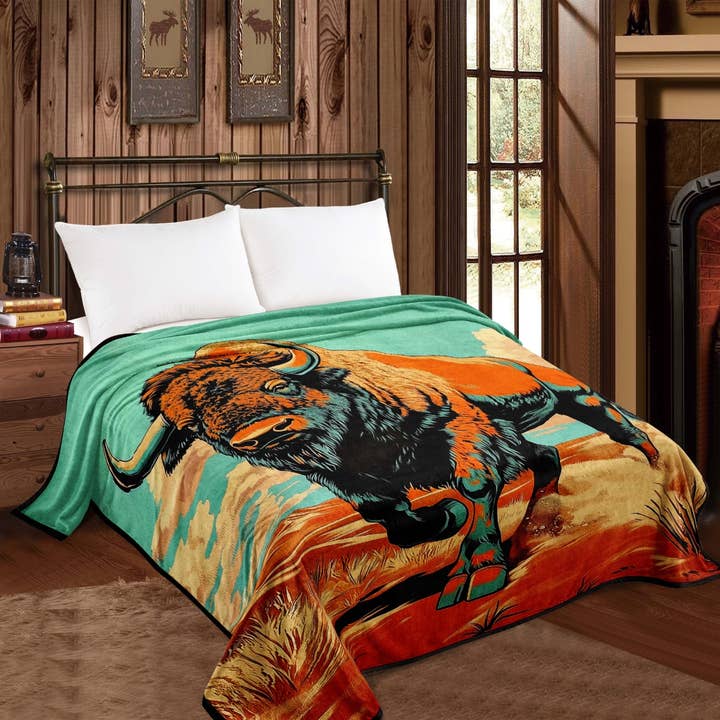 Western Linens - Wholesale Throw Blanket - Queen Size Mia Throw Blanket - 12 Designs