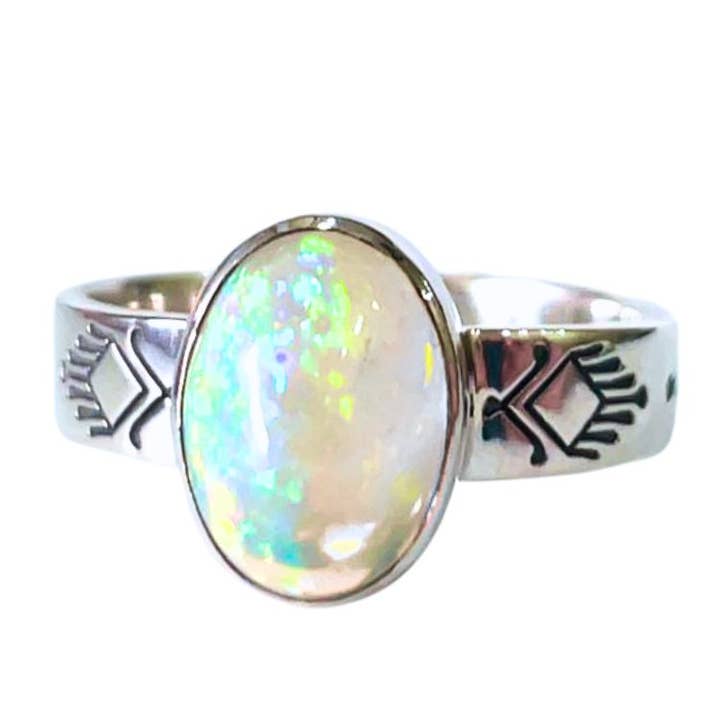 Opal Essence Oval Ring for wholesale by Esprit Creations
