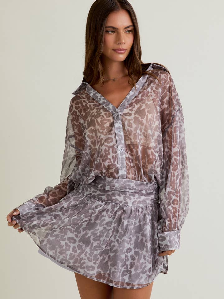 ROBE CHEMISE TAILLE BASSE pour la vente par LE LIS